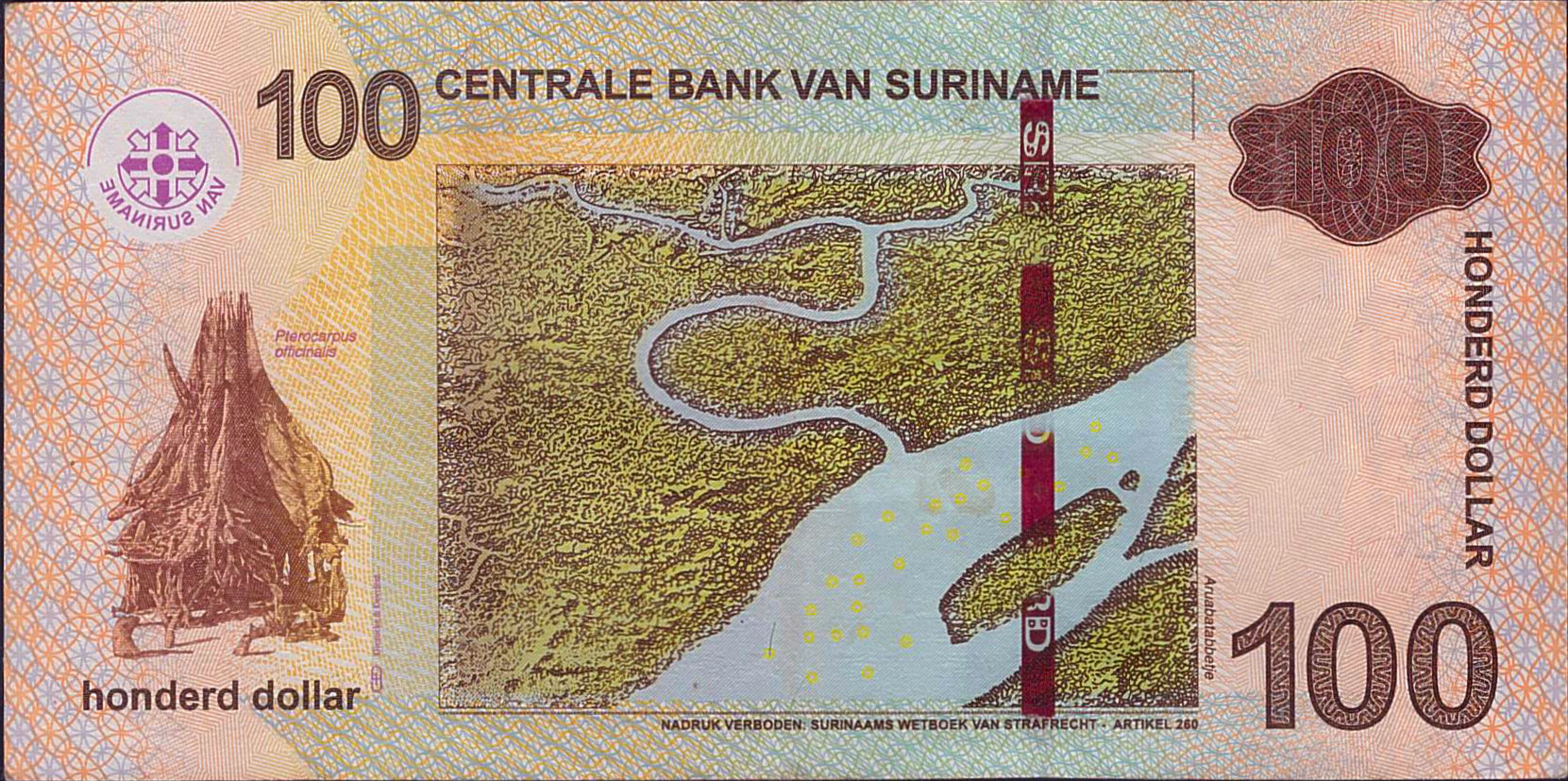 Suriname 100 2012 XF P-166/b